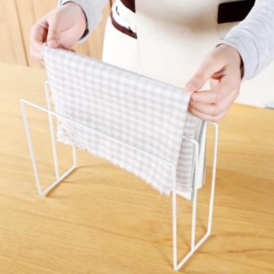 Space Saving Towel Rack for Bathroom and Kitchen Rust Resistant Iron Material