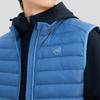 Skechers Sport Lifestyle Series Stand Collar Windproof Warm Down Vest Men Vests Horizon-Blue P424M067-02X6