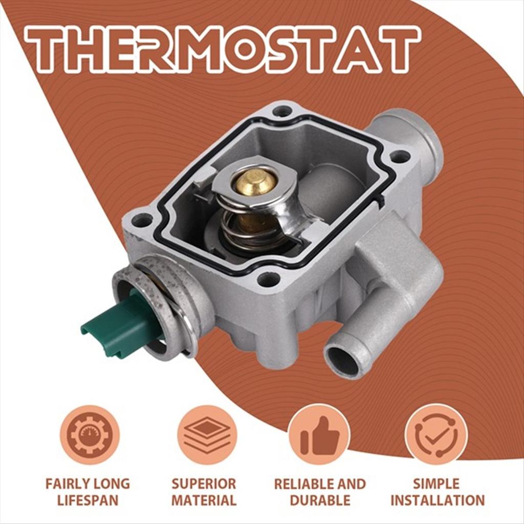AC14 Thermostat Assembly Engine Coolant Thermostat 1336.Z0 1336Z0 for Peugeot Partner 206/207/307/308/1007 Citroen C2 C3 C4 Fuel Injectors 6