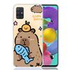 Funny Capybara Cartoon Animal Phone Case for Samsung Galaxy A52 A51 A50S A12 A22 A32 A72 A10S A30S A31 A71 Note 20 Ultra 10 Plus