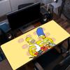 The Simpsons Art Mouse Pad, Large Gaming Desk Mat, Non-slip XXL Mousepad for Laptop & Tablet, Mini PC Playmat with Stitched Edges