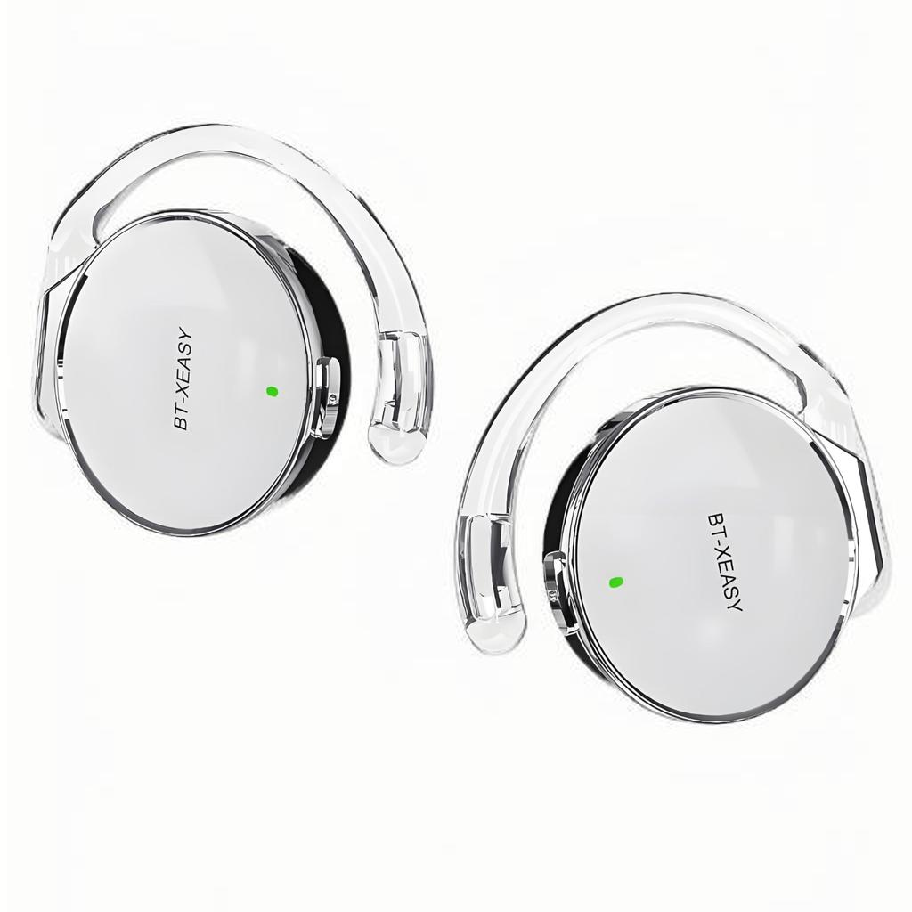 Wireless Bluetooth Noise Cancelling Long Battery Life To 52 IPX5 Comfortable LED Charging Case Ideal for Sports and Commuting Over-the-Ear Earbuds,