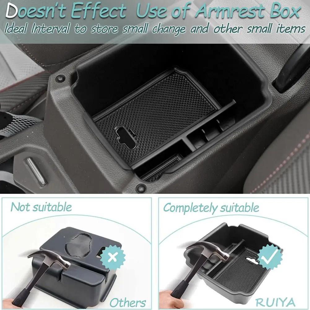 Car Armrest Storage Box Tray for VOLKSWAGEN VW Tiguan 2018-2025 2025 And Taos 2025 2025 Accessories