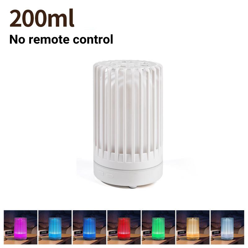 

200 мл пульт дистанционного управления с деревянным зерном, диффузор эфирного масла, USB-увлажнитель воздуха с 7-цветной светодиодной подсветкой, домашний ультразвуковой ароматизатор USB Cable