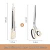 Extended Silicone Anti-Scald BBQ & Food Clip for Bread, Frying, and Steak