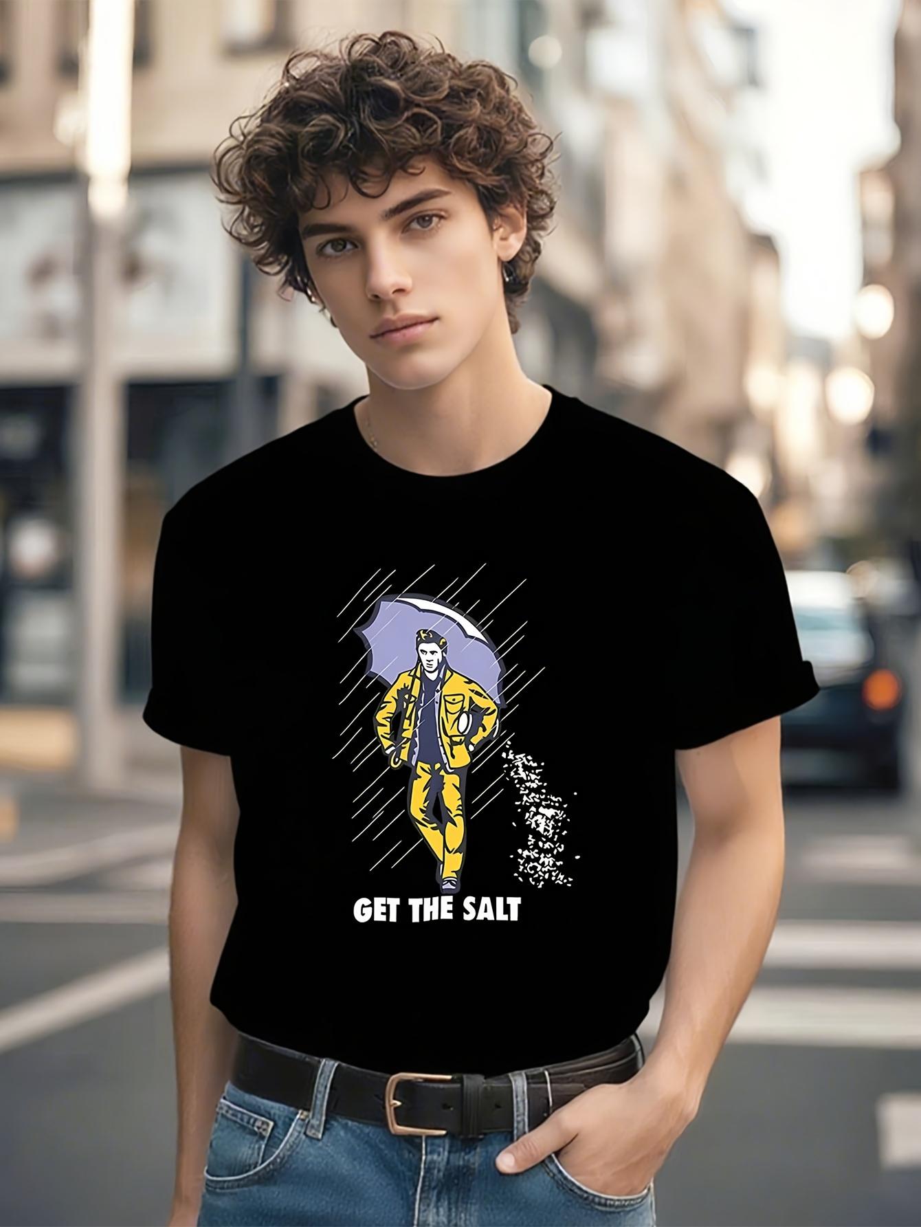 Get The Salt Dean Winchester Supernatural TV Show Graphic T-shirt - Funny Get The Salt Saying XL