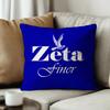 Zeta Phi Beta Print Personalized Pillow Cover Kids Bedroom Wild Party Decor Pillowcase kid Birthday shower Gift
