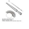 Ring Sizer Measuring Tool Set Easy Jewelry Sizing Solution US UK Size Adjustable Finger Circumference Measurement Tool