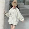 Spring & Autumn 2025 Girls' Hooded Cardigan - Fashionable Long-Sleeved Baseball Jacket