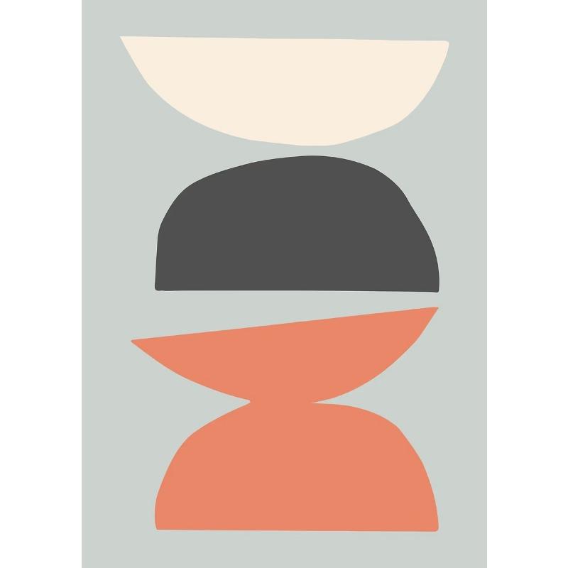 

Ретро Абстрактный Простой Геометрический Графический Постер Холст Принты Художественные Картины Дом Гостиная Спальня Настенное Украшение Без Рамки 21cm×30cm NoFrame