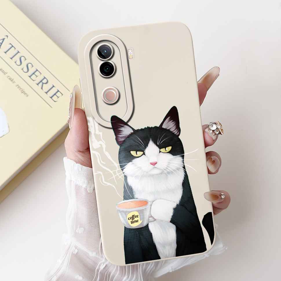 Flower Cover For Vivo V40e Case Soft Silicone Phone Back Cover Casing For Vivo V 40e V40e 4G V2403 Coque TPU Fundas