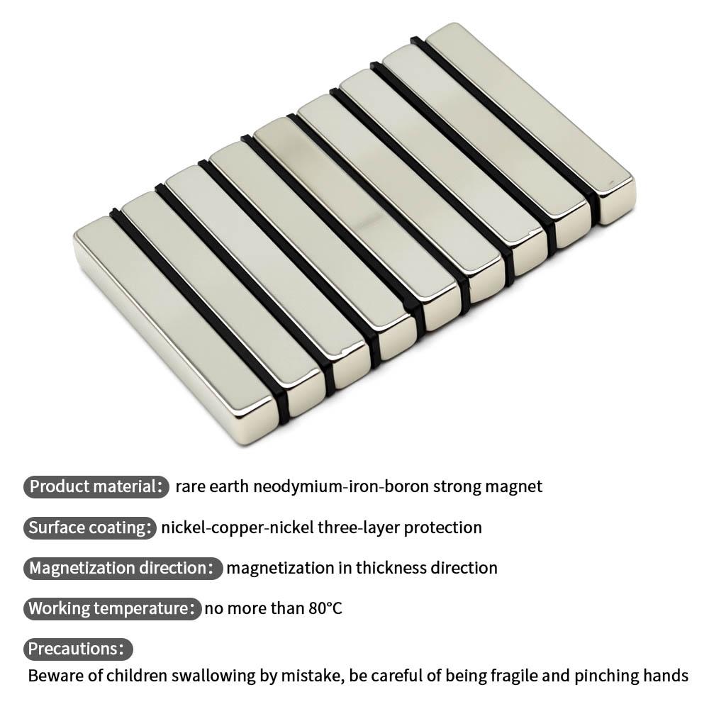 Block Kühlschrankmagnete Magnete für Bastelarbeiten für Kühlschrank, Büro, DIY 60x10x3 60x10x5 60x20x10 mm