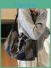 Vintage Geometric Pattern Tote Bag With Zipper Closure For Daily Use