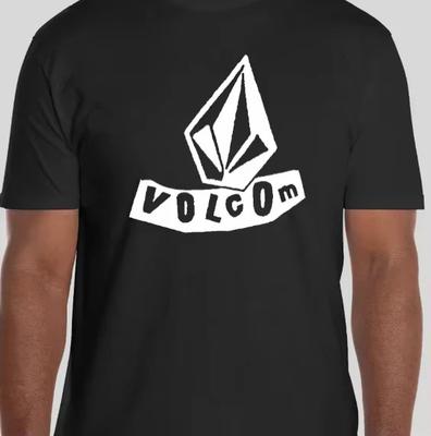 New Volcom Men Women Cotton T-shirt Luxury Brand Fashion Big Size Top Casual Short Sleeve Streetwear Classic Print Loose Tee