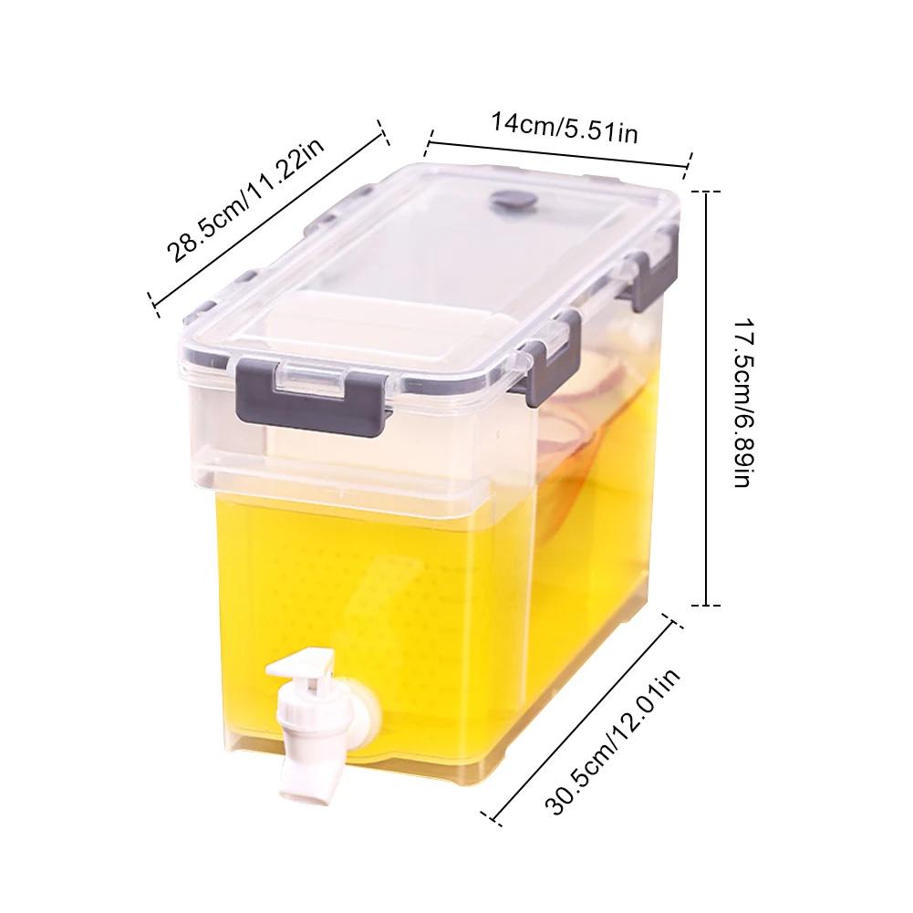 

Ведро для холодной воды объемом 3,5/6 л с краном, кувшин для питьевой воды, большая емкость для холодильника, диспенсер для напитков для кухни