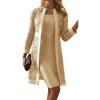 New Arrivals Women's Lace Open-Front Cardigan Dresses Two Piece Outerwear Wish Overseas