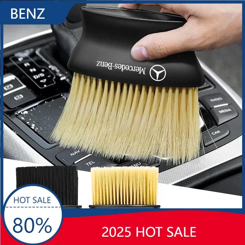 Hot 2025 For AMG W124 2025 Hot New 1PCS Car Detailing Dust Sweeping Tools Auto Interior Duster Brushes For Mercedes Benz B/C/E/S