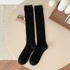 New Knitted Hollow Calf Socks Breathable Warmth Stacked Long Tube Socks Casual Harajuku Street Mid Tube Socks Women Girls