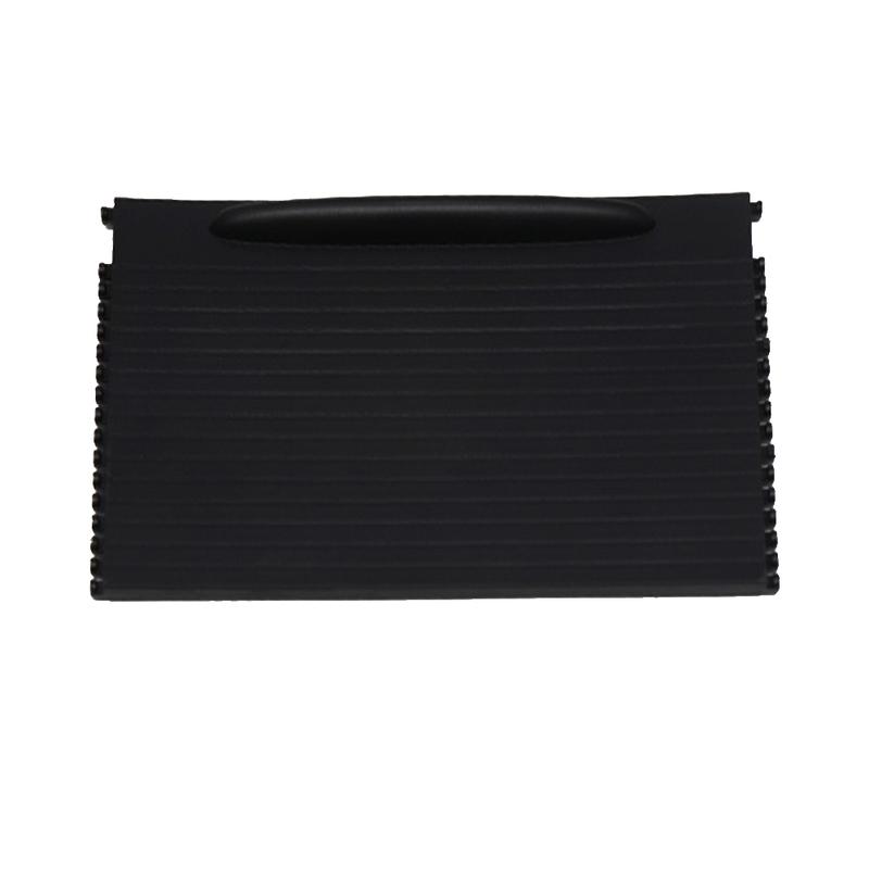 Replacement Interior Cup Holder Panel 7L5862531 for Porsche For Cayenne 2003 2010 Black Plastic Rolling Slider
