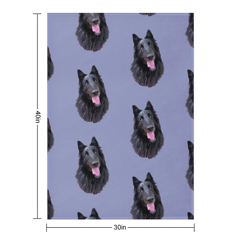 Belgischer Schäferhund Groenendael Überwurfdecke Dünne Bettwäsche Sommerbettwäsche Niedliche Decken