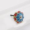 Simple Single Hole Ceramic Pumpkin Handle Round Vintage Vintage Cabinet Knob European Style Creative Door Pull Handles Furniture