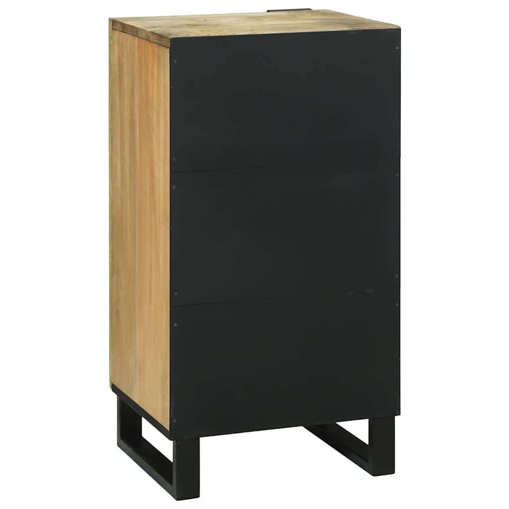 vidaXL Sideboard Natur 40 X 33 X 75 Cm Massives Mangoholz
