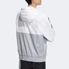 adidas U Essential Woven Color-Block Stripe Jacket Men Jackets White HN2423