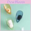 Leaf-shaped Soap Box Drain Retainer With Impressive Suction Cup Design For Bathrooms
