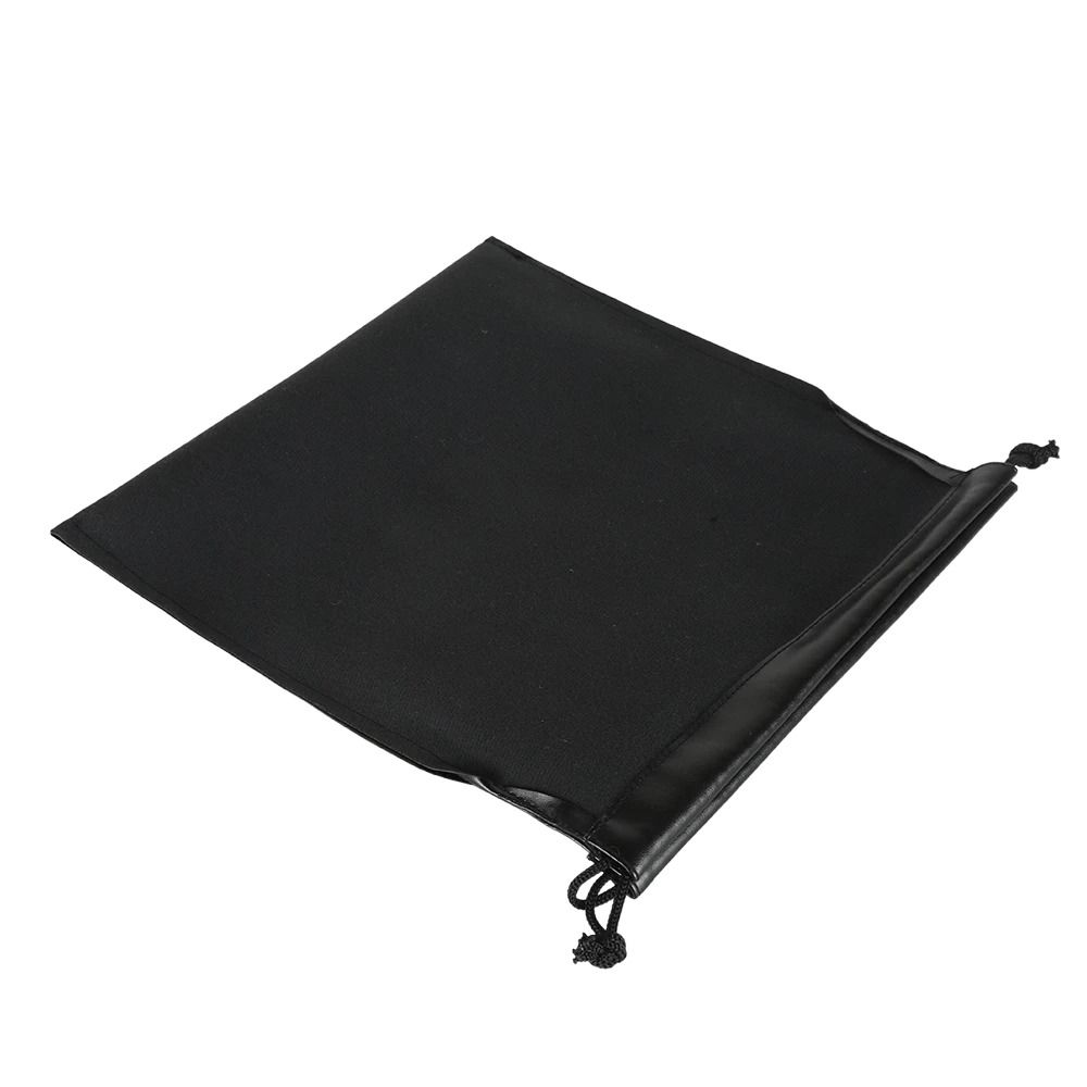 PU Leather Headset Bag Draw String Bag Earphone Cable Pouch Large Capacity Drawstring Bag  Makeup