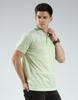 Luxuria Men's Striped Collar Neck T-Shirt