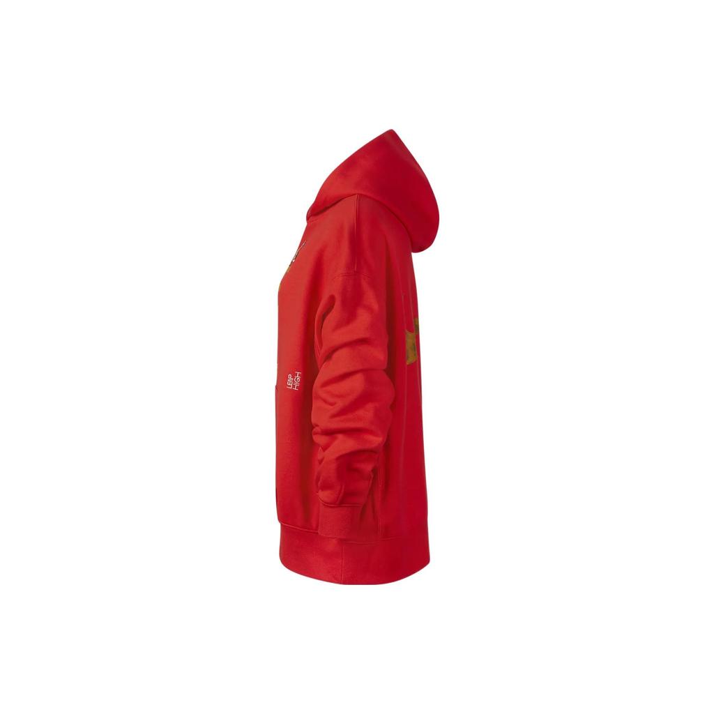Nike Cny Series Letter Logo Cartoon Pattern Printed Hoodie Kids Hoodies University-Red FD6996-657