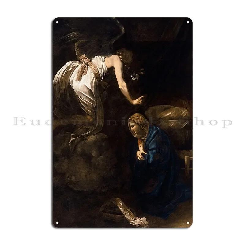 Annunciation Metal Plaque Poster Party Party Custom Personalized Wall Cave Tin Sign Poster 20x30cm(7.8x11.8inch)