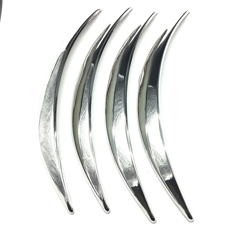 

Car modification wheel arch wheel arch decorative strip, plastic mudguard decorative strip, no drilling required чорний