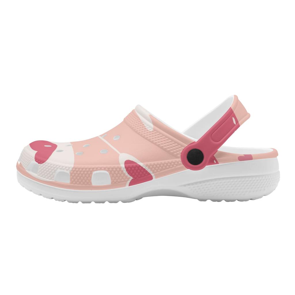 Graphic Printed EVA Clogs for Women Men Breathable Lightweight Slip On Casual Footwear Soft Sole Summer Sandals Daily Walking