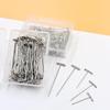 Diy Wig Securing Pins, T-Shaped Pins, Suitable For Knitting, Wigs, Sewing And Office Wall Decoration - 50-Piece Pack