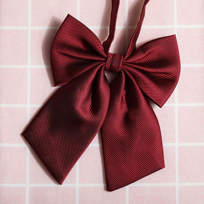 Jk Japanese Plaid Korean Version Of Collar Flower Graduate Female Collar Flower College Wind Streamer Jk Bow Shirt Accessories Sailor Suit