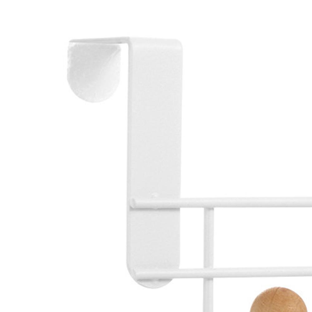 Iron Back Door Hooks White Door Towel Hanger Bathroom Accessories Door Hanger Rack  Home Storage