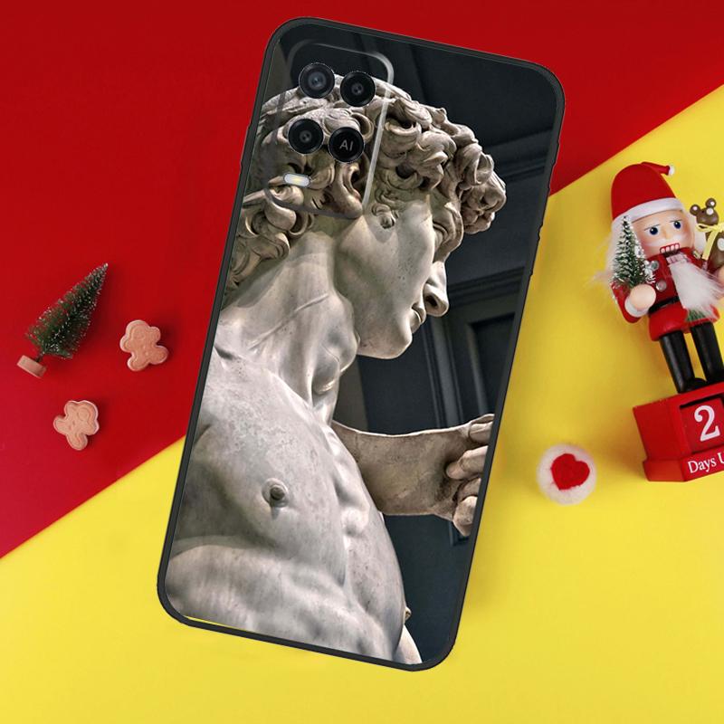 Michelangelo Art Case For Oppo A78 A98 A18 A38 A58 A5 A6 Pro A54 A74 A94 A17 A57 A80 A60 A40 A96 A76 A16 A15