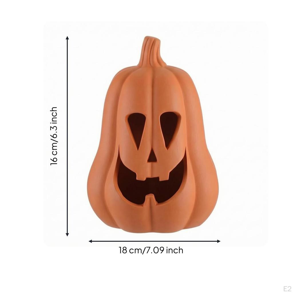 Decoration Lightweight Resin Pumpkin Figurine for Seasonal Party Displays