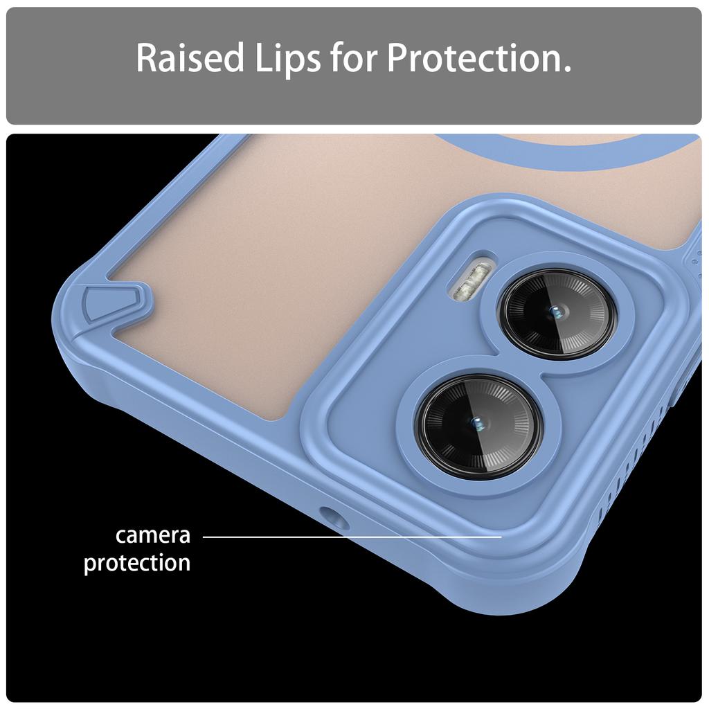 For Motorola Moto G35 5G Magnetic Case TPU + PC Phone Back Cover