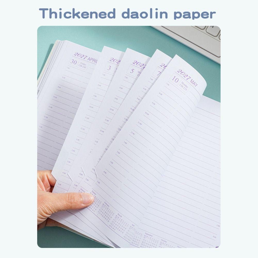 A5 2027 Schedule Planner 12 Month Agenda Planning Notebook New Planner Notepad  Time Management