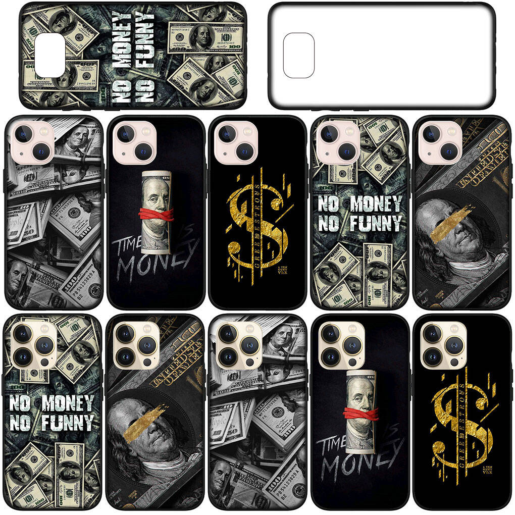for iPhone 17 16 15 Xiaomi Poco F7 F8 X7 X6 C85 C75 C71 M8 Redmi Note 14 13 12 11 Pro Max 14C 13C 15C A3 Phone Case Wallpaper Money 100 Dollars Cover