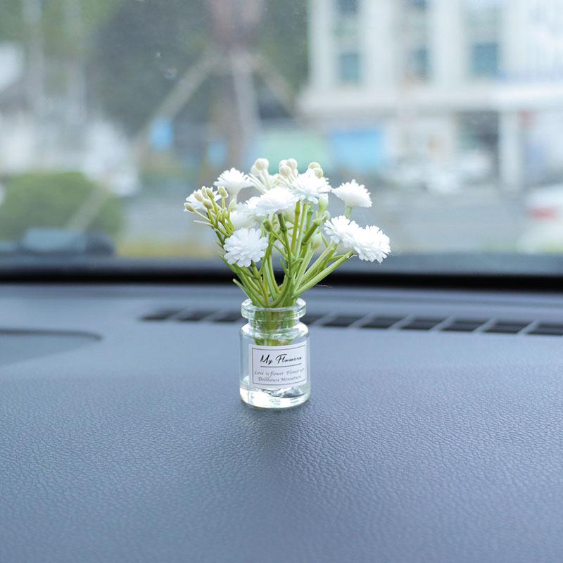 

Internet Celebrity Mini Dollhouse Flower Vase Decoration for Car Interior