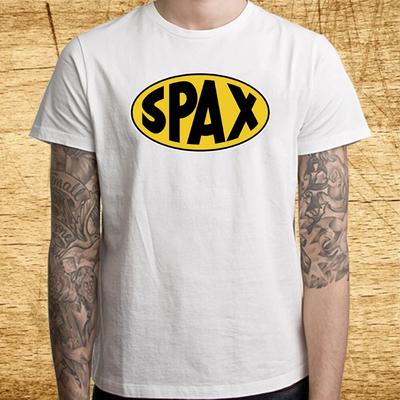 SPAX White T-Shirt Tee Top Unisex