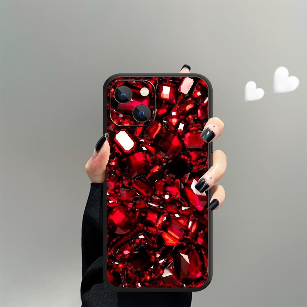 Diamond Gems Fashion Art Phone Case For iPhone Samsung Galaxy Redmi Xiaomi Oppo OnePlus Note S A 7 8 9 10 11 12 13 14 20 21 22 23 53 54 Pro Plus Ultra