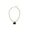 New Liquid Enamel Pendant Necklace - Women's Original Design, Exquisite Luxury Clavicle Chain for Autumn/Winter.
