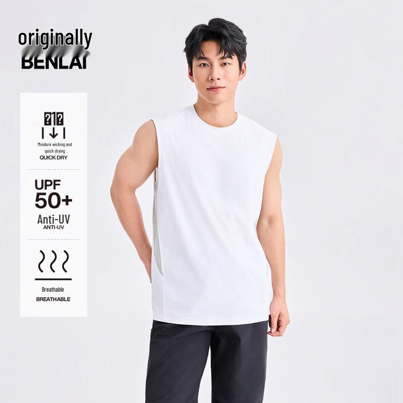 Мужская спортивная майка BENLAI с защитой от солнца, быстросохнущая, без рукавов BRL460005 L