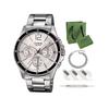 CASIO Men Standard Series 47mm Silver Watch MTP-1374D-7AV MTP-1374D-7AV