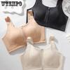 Shaping Bra Women's Lift Top Support Bra Women's Gathering Bra Anti-sagging Secondary Breasts Front Zipper Bra