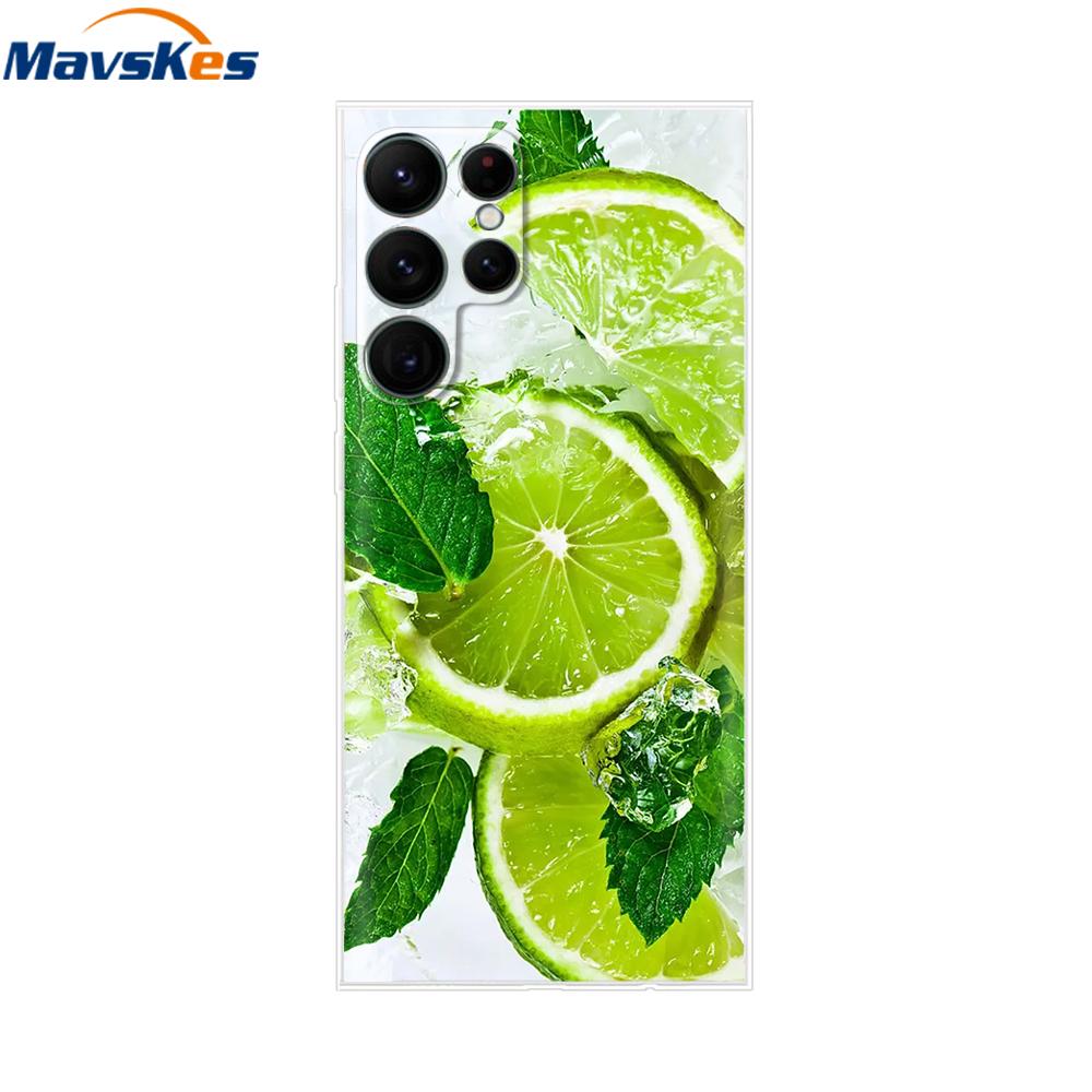 For Samsung Galaxy S22 Case S22 Ultra Transparent TPU Soft Silicon Cover For Samsung S22 Plus GalaxyS22+ Back Cases Phone Bumper